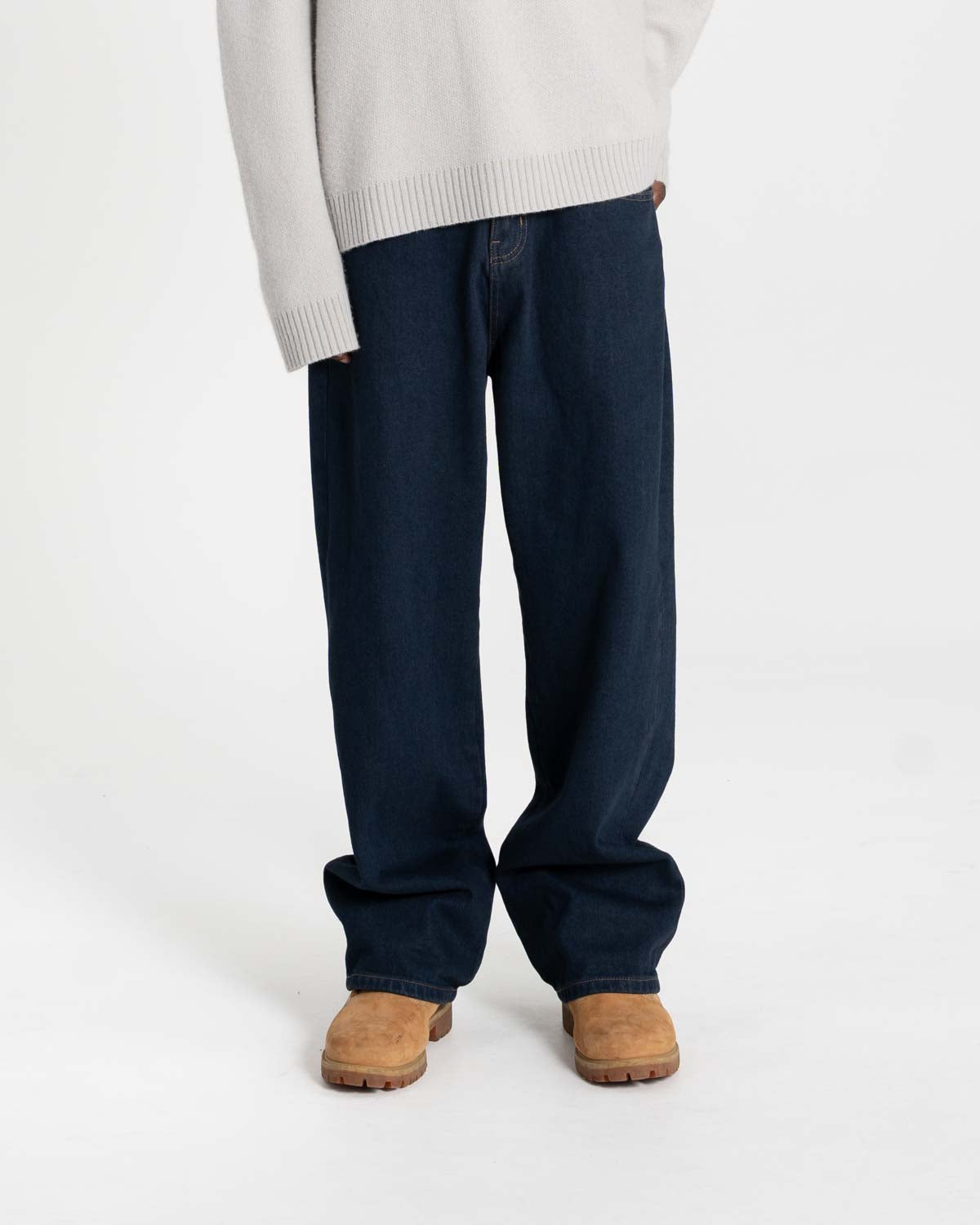 Baggy denim jeans indigo